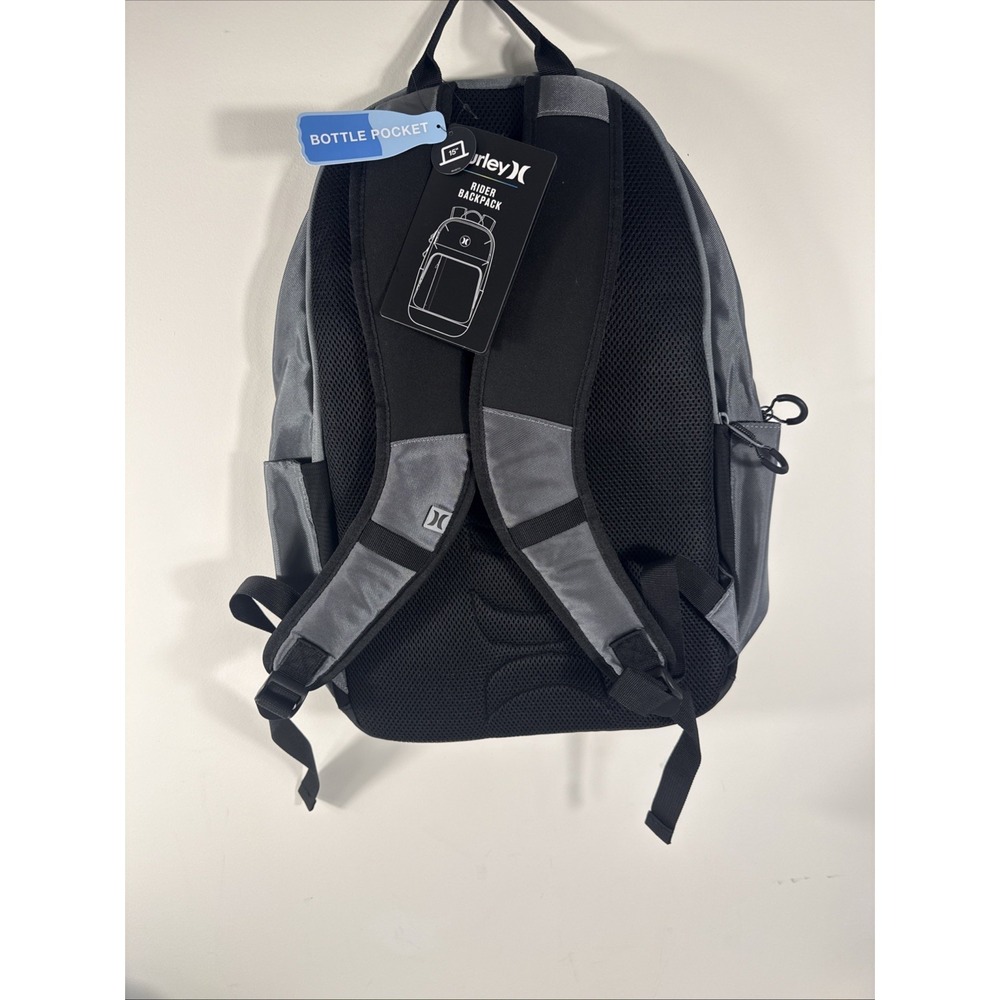 Hurley Lightweight & Durable Everyday Rider Backpack Gray MRSP: $65.00 - Picture 5 of 5